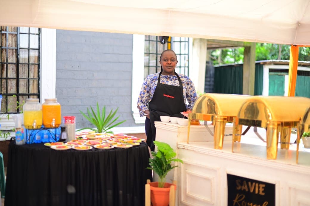 Gourmet food presentation